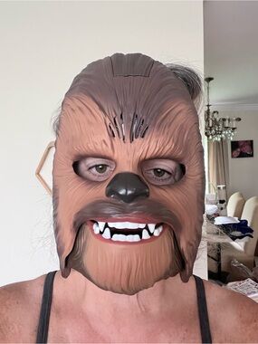 Chewbacca Face Mask with sound- Brown Star Wars  #D-5